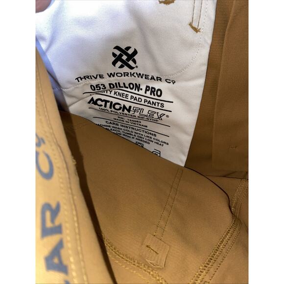 Thrive Workwear Dillon-Pro Knee Pad Work Pants - Size 34W x 30L - Picture 9 of 10